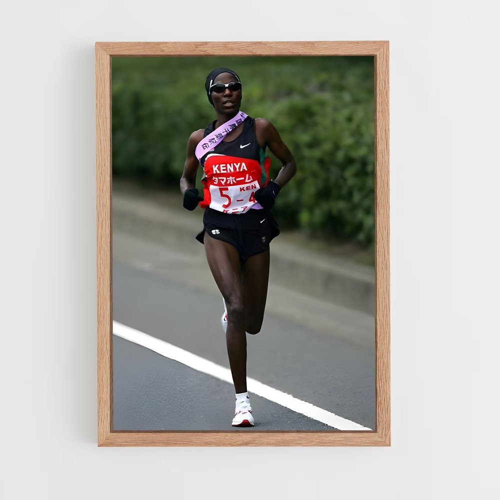 Poster La Course de Catherine – affiche Athlétisme (vue 4)